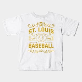 Vintage St. Louis Baseball Kids T-Shirt